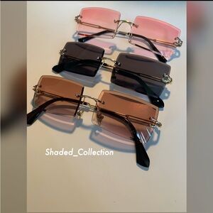 Unisex Sunglasses- Pink, Brown, Black